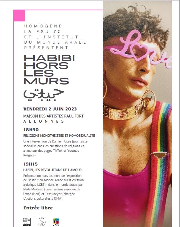 « Habibi Hors les Murs » ALLONNES, VENDREDI 2 JUIN l&rsquo;Institut du Monde arabe a ALLONNES, VENDREDI 2 JUIN