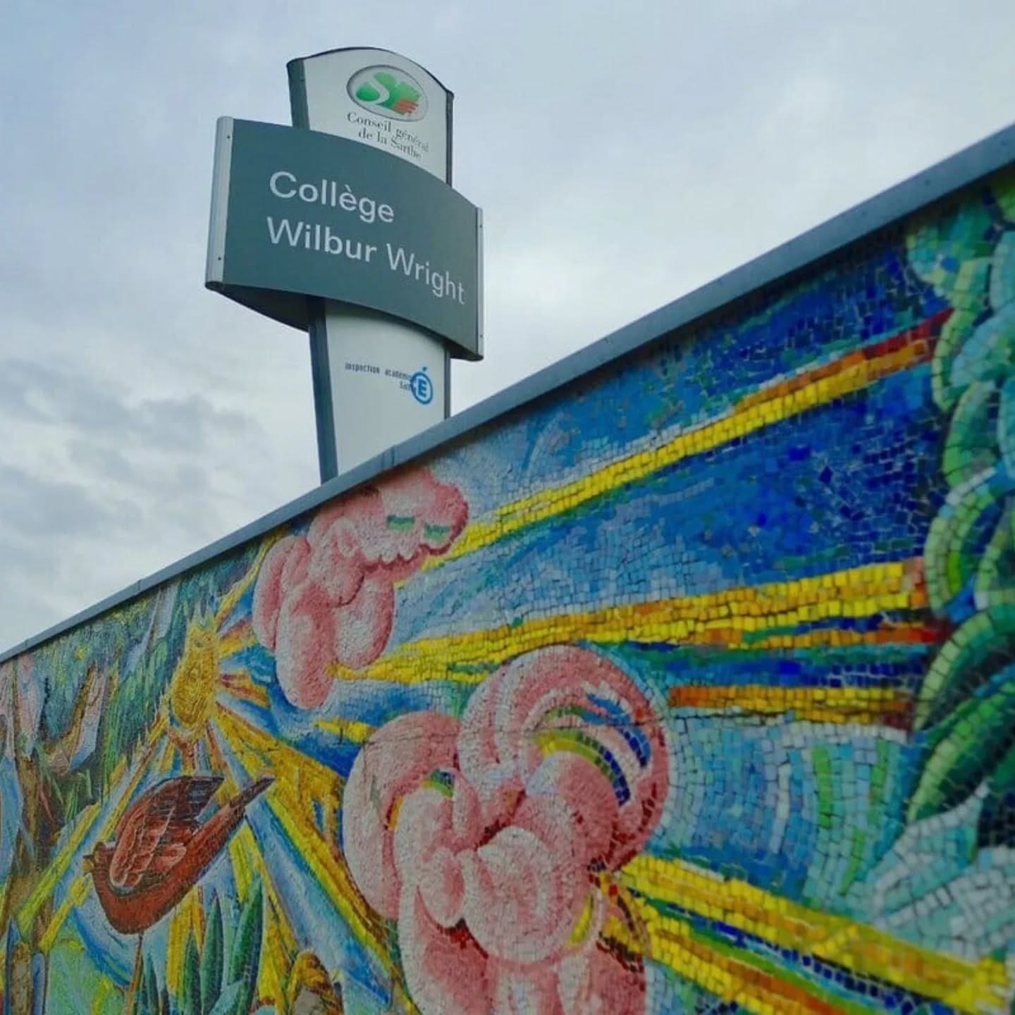 Nous étions au collège Wilbur Wright de Champagné